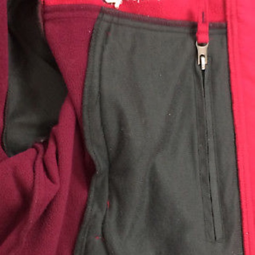 Hooded Zip Up Winter Jacket SZ L Two Tone NEW - Picture 8 of 8